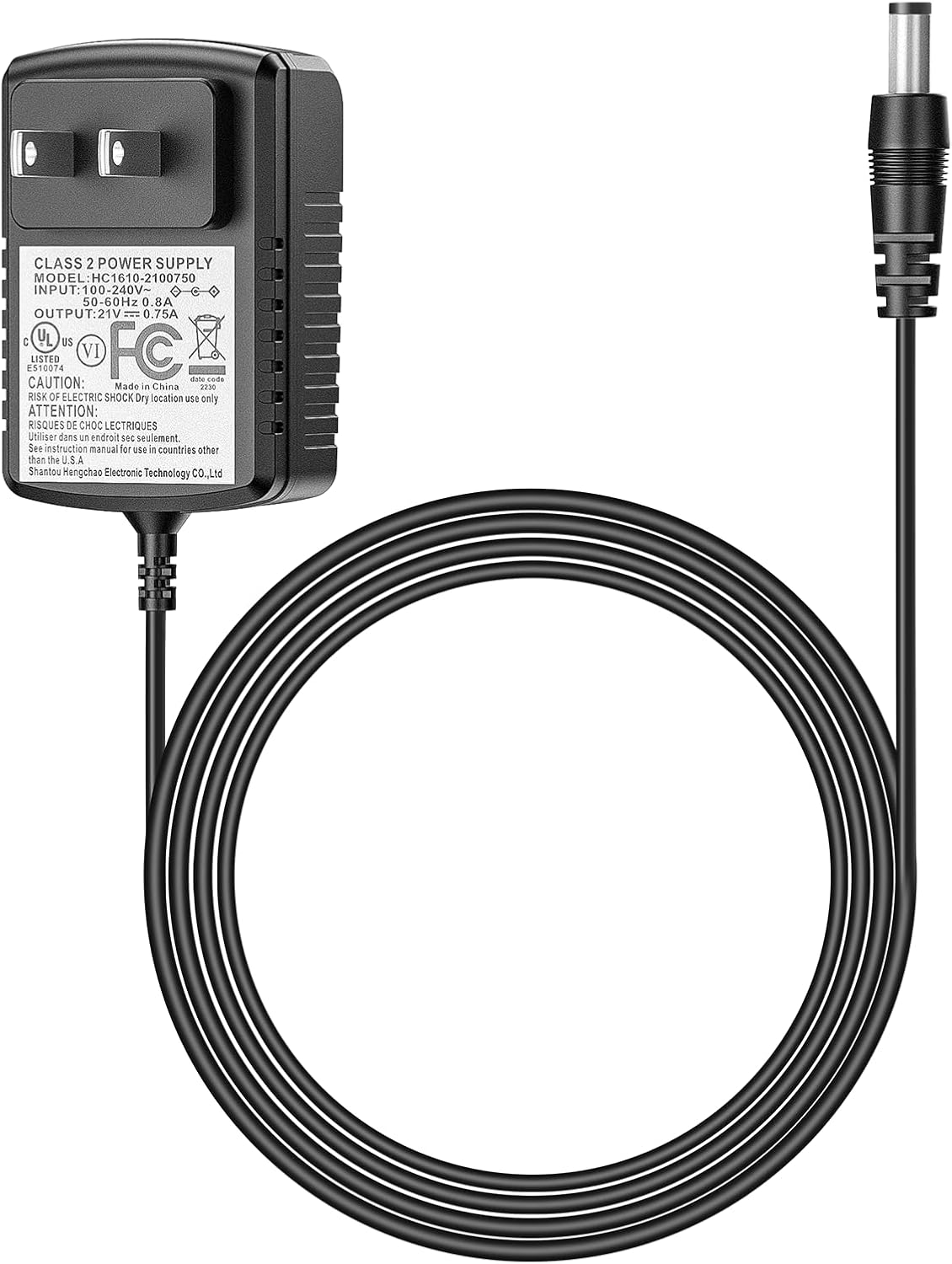 Seesii 21V 0.75A リチウム電池充電器 取扱説明書